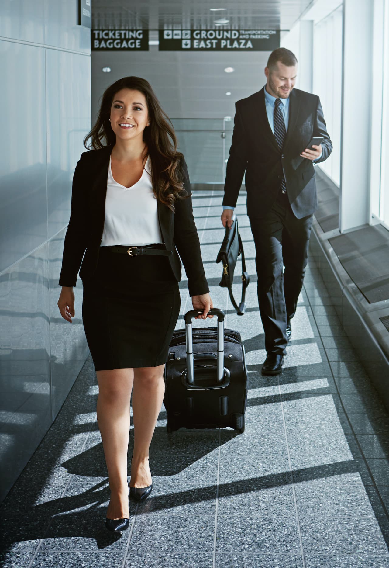 Corporate travel team